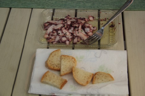 Polpo e pane (octopus and bread)
