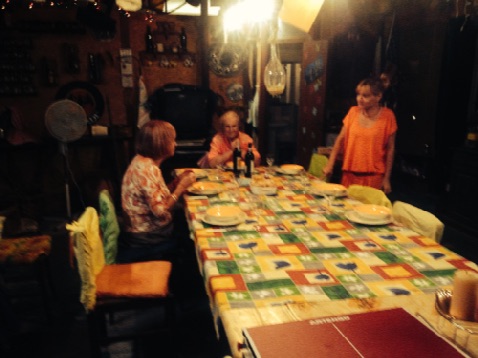 Nonna sits at the head of the table