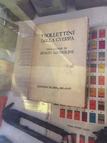 booklet prepared for Mussolini