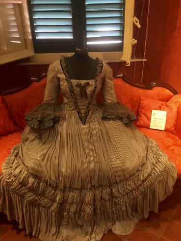 costume worn by the character Manon in the opera "Manon Lescaut"