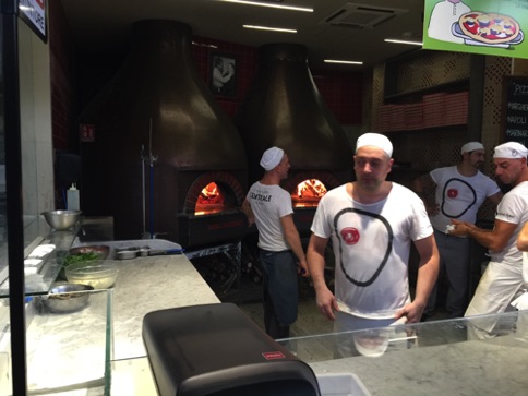 Pizza ovens in Mercato Centrale