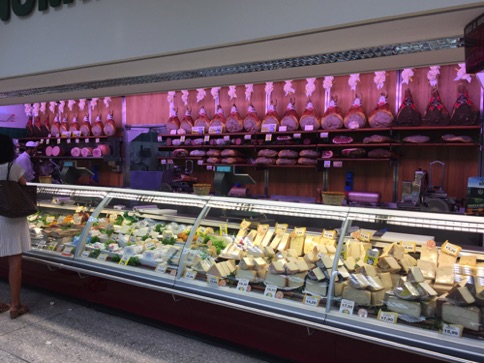 Meat counter - look at those proscuitti