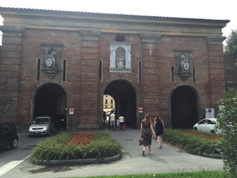 outside the same gate - Porta Santa Maria