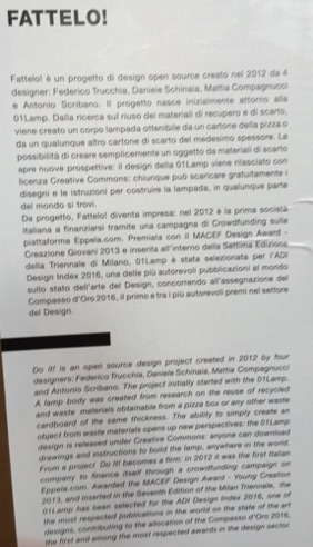 more info - exhibit held in Lucca as the surrounding area is the major paper producing center of Italy