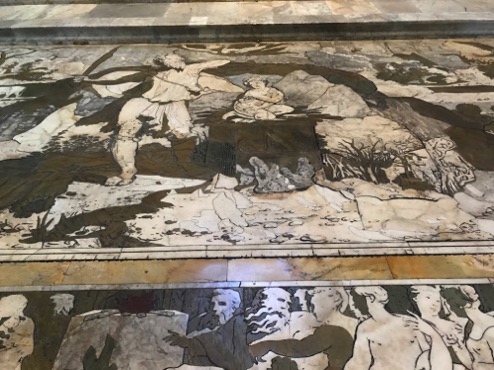 inlaid marble floor