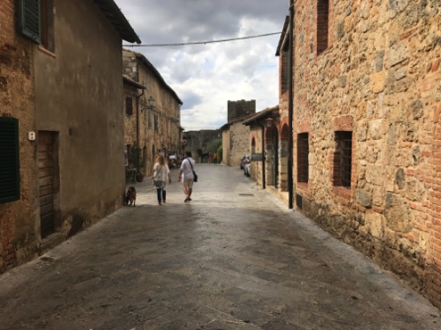 Small streets in Monteriggioni