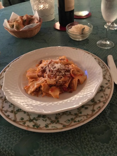 Second course - pasta